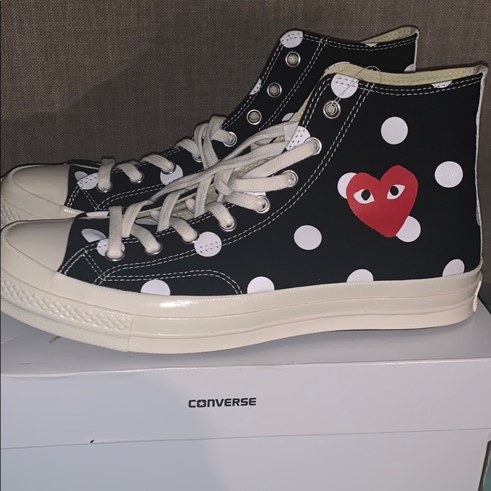 Men’s Size 11 Converse Play Comme des Garcons